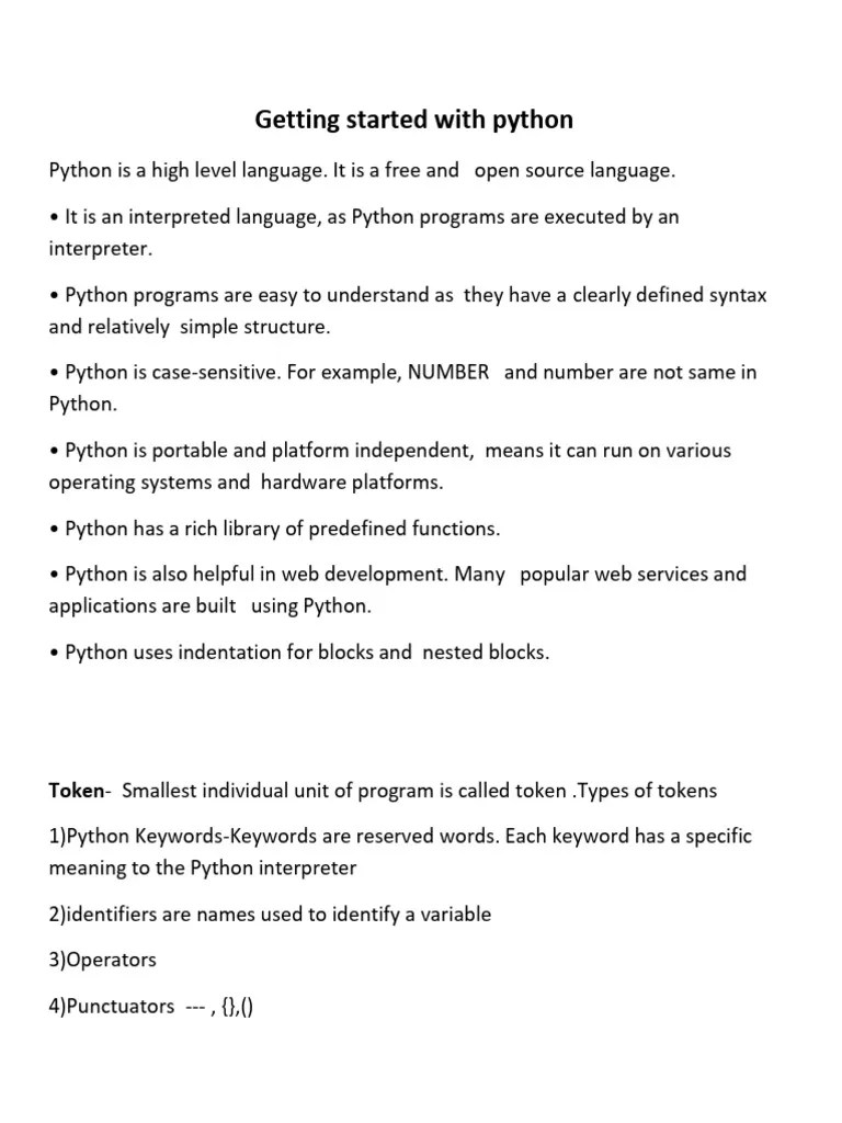 Python All In One | PDF | Control Flow | Python (Programming Language)