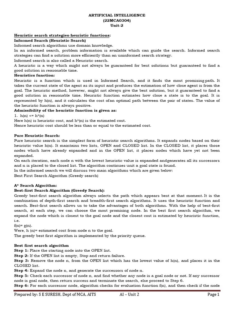 AI_UNIT2 | PDF | Applied Mathematics | Theoretical Computer Science