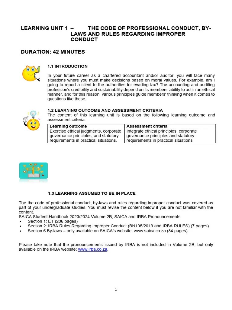 Audit Learning Unit 1 | PDF | Audit | Regulatory Compliance