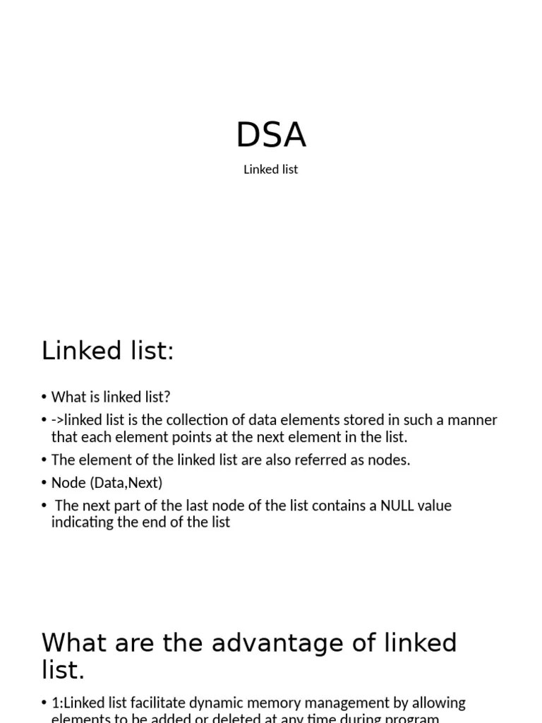 Dsa In C | PDF