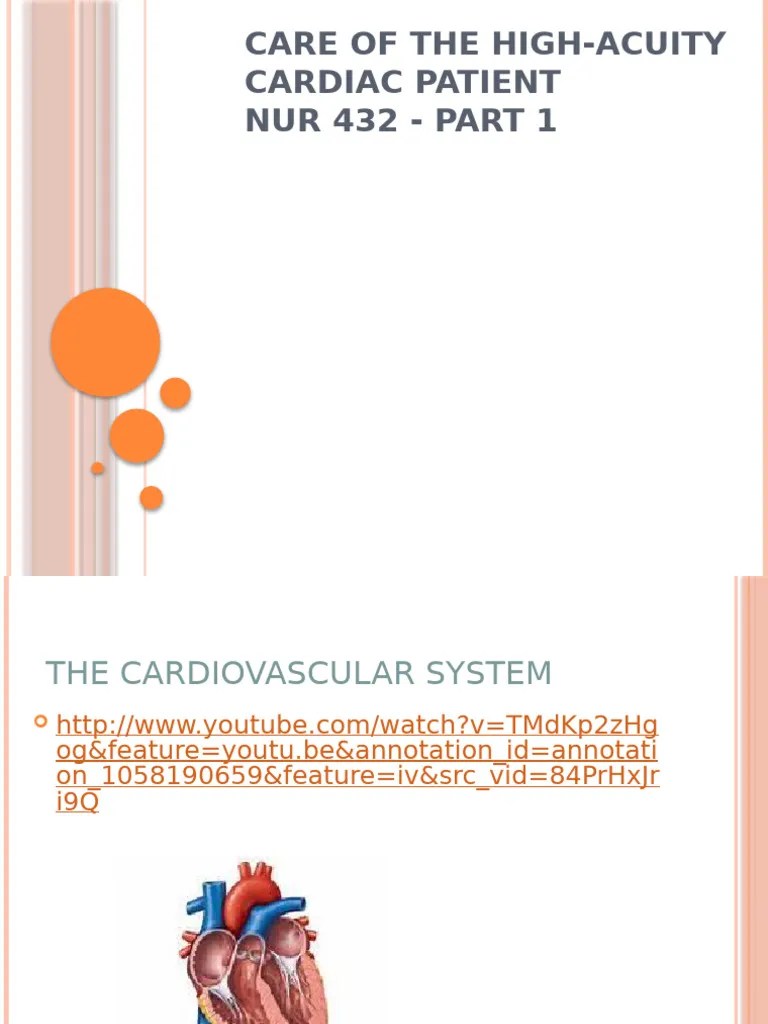 NUR 432 EKG Cardiac Lecture Part 1 | PDF | Electrocardiography | Heart ...