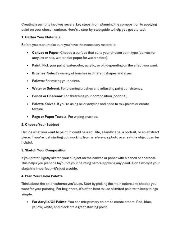 Painting' | PDF | Oil Painting | Visual Arts