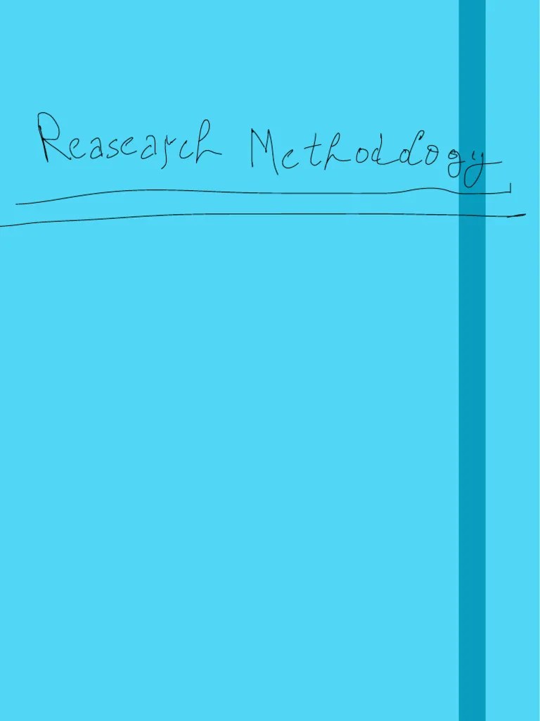 Research Methodology | PDF | Hypothesis | Inductive Reasoning