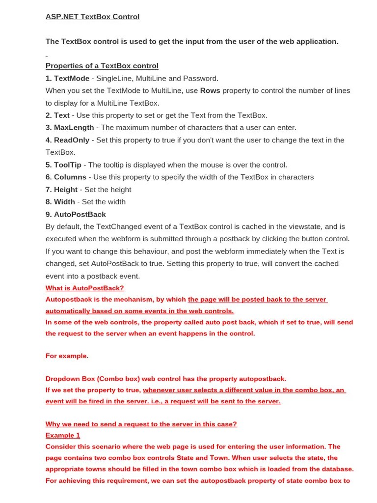 5 Textbox Radiobutton Checkbox In | PDF | World Wide Web | Internet & Web