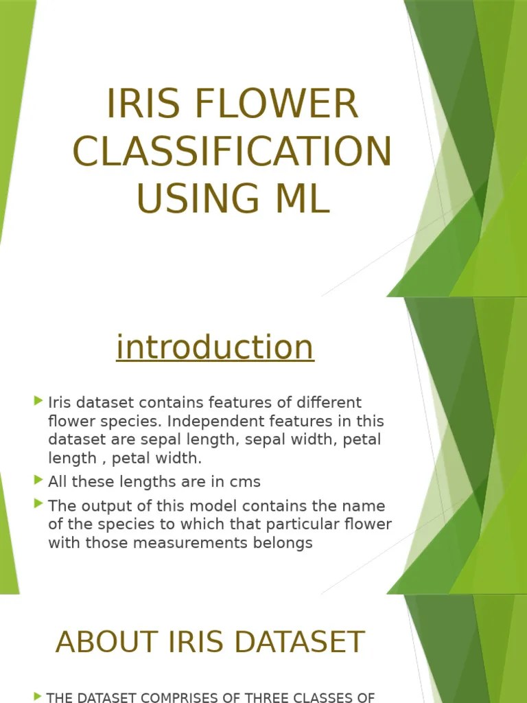 IRIS FLOWER CLASSIFICATION USING ML | PDF