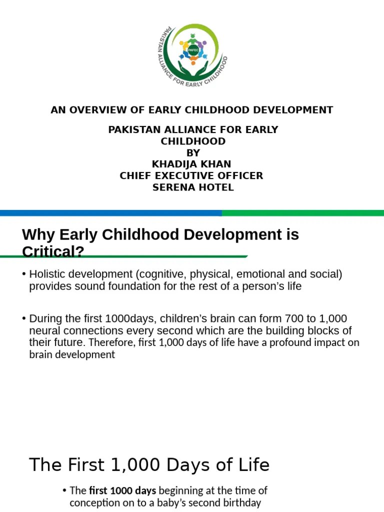 Early Childhood Development An Overview | PDF | Child Neglect ...