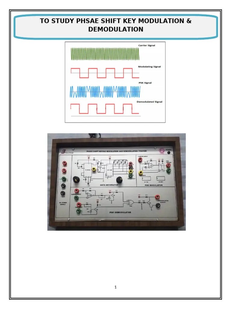 Kscom11 Psk | PDF | Modulation | Broadcast Engineering