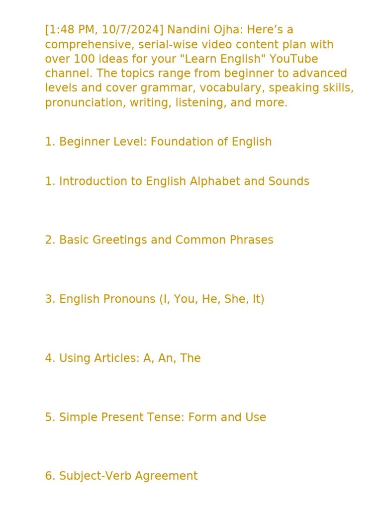 English Grammar Syllabus | PDF | Verb | Adverb