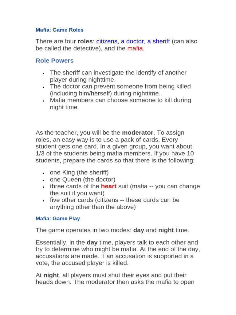 Mafia Pdf