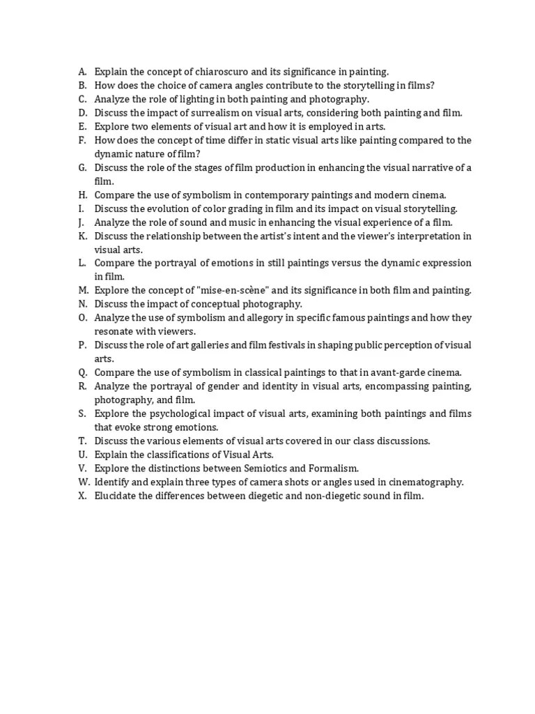 Questions Oral Exam Pdf