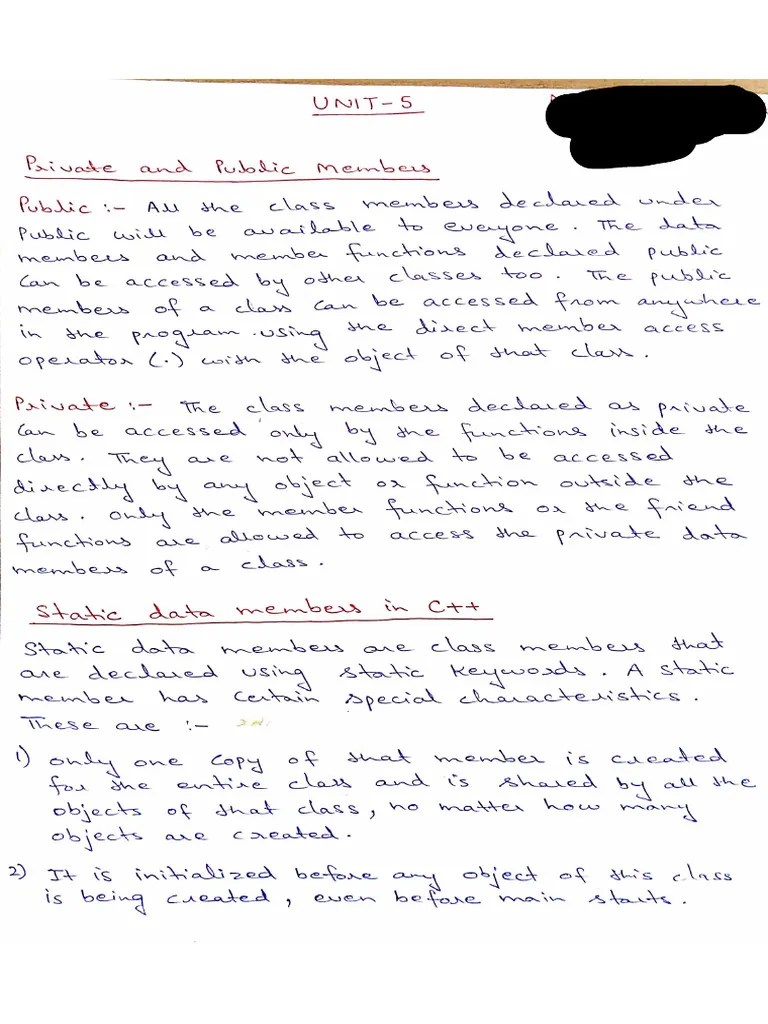 Oosd Unit 5 Notes Pdf