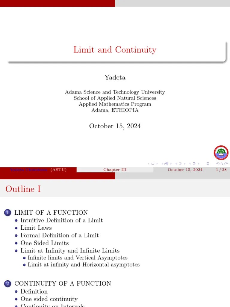 App_I_Limit (4) | PDF | Limit (Mathematics) | Continuous Function