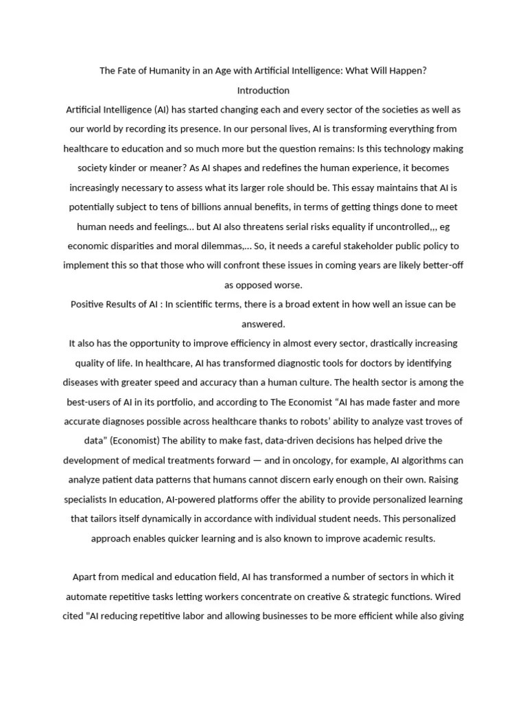 The_Fate_of_Humanity_in_an_Age_with_Artificial_Intelligence | PDF