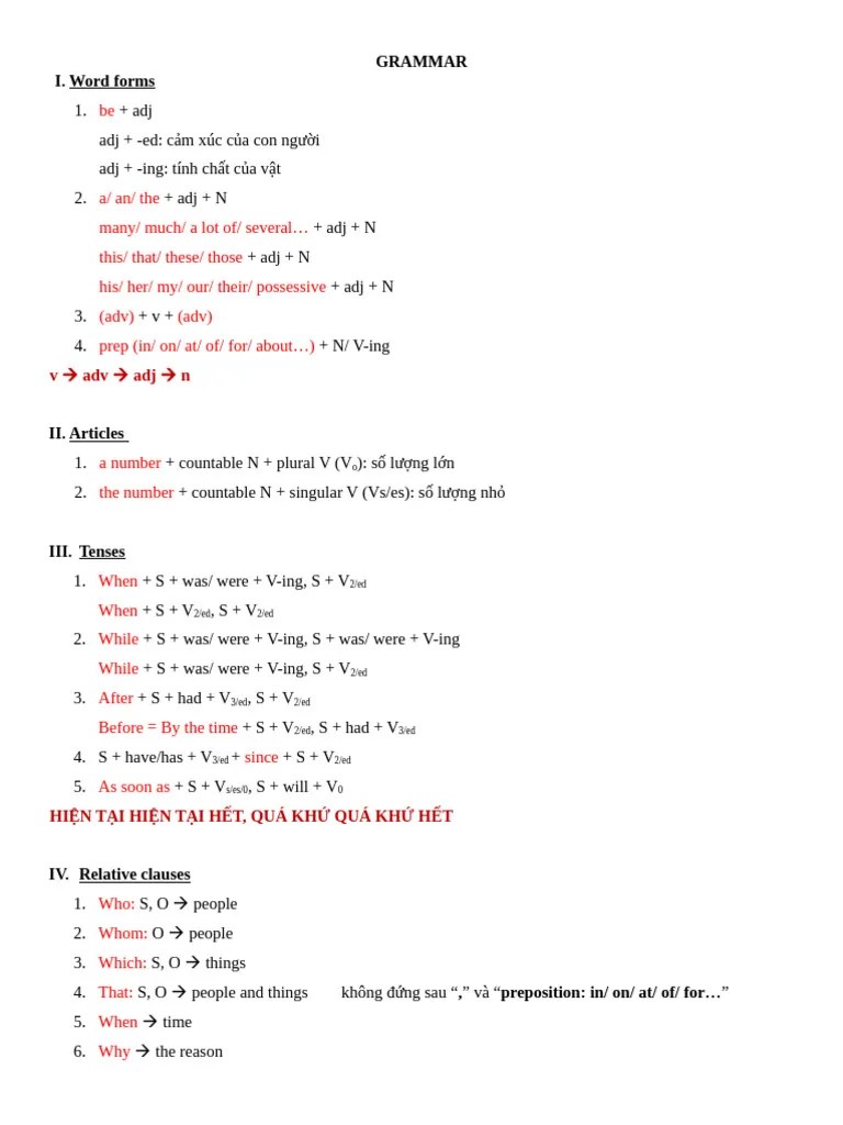 Grammar | PDF | Semantic Units | Languages