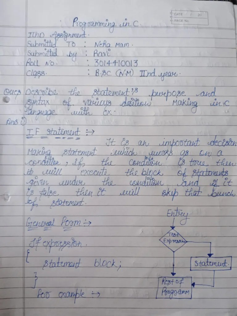 2nd Assignment Of Math Programming In C | PDF