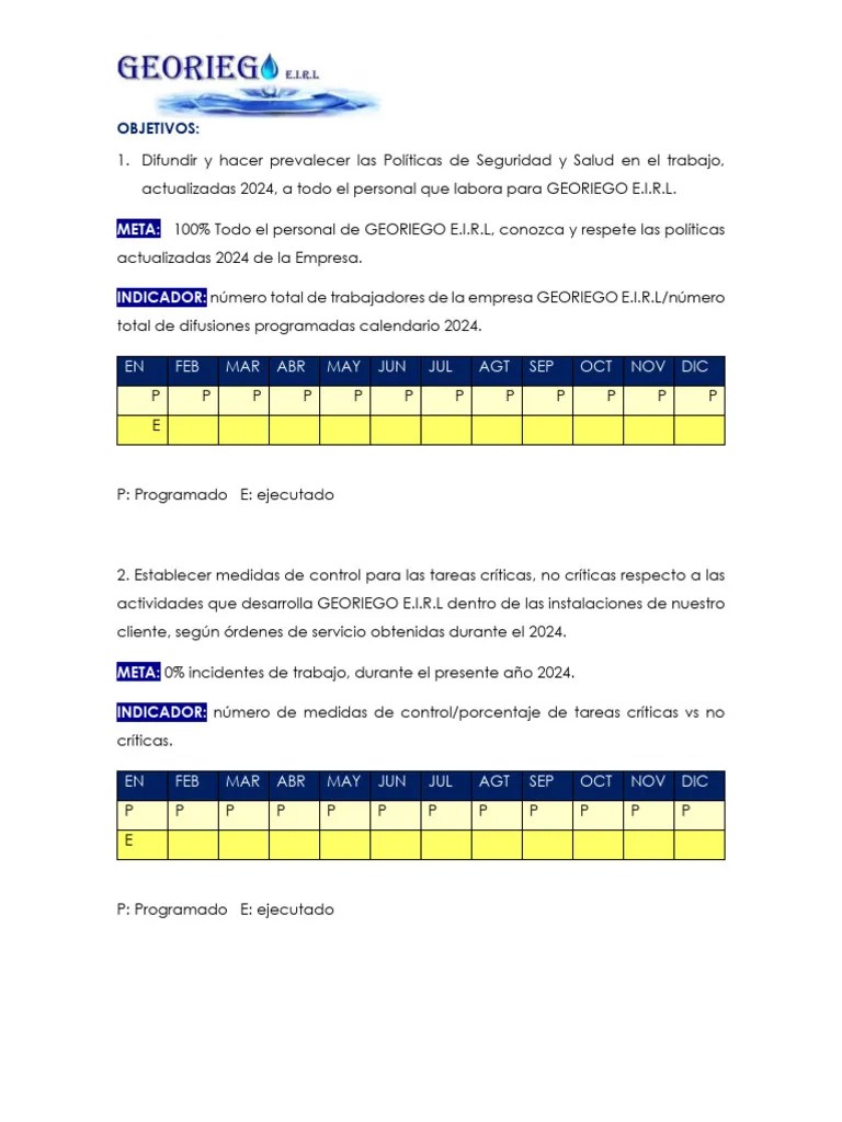 Objetivos Smart | PDF