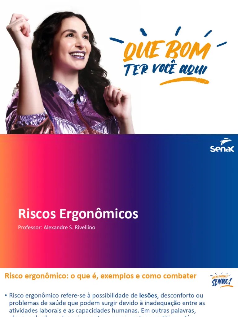 Riscos Ergonômicos | PDF | Fatores Humanos E Ergonomia