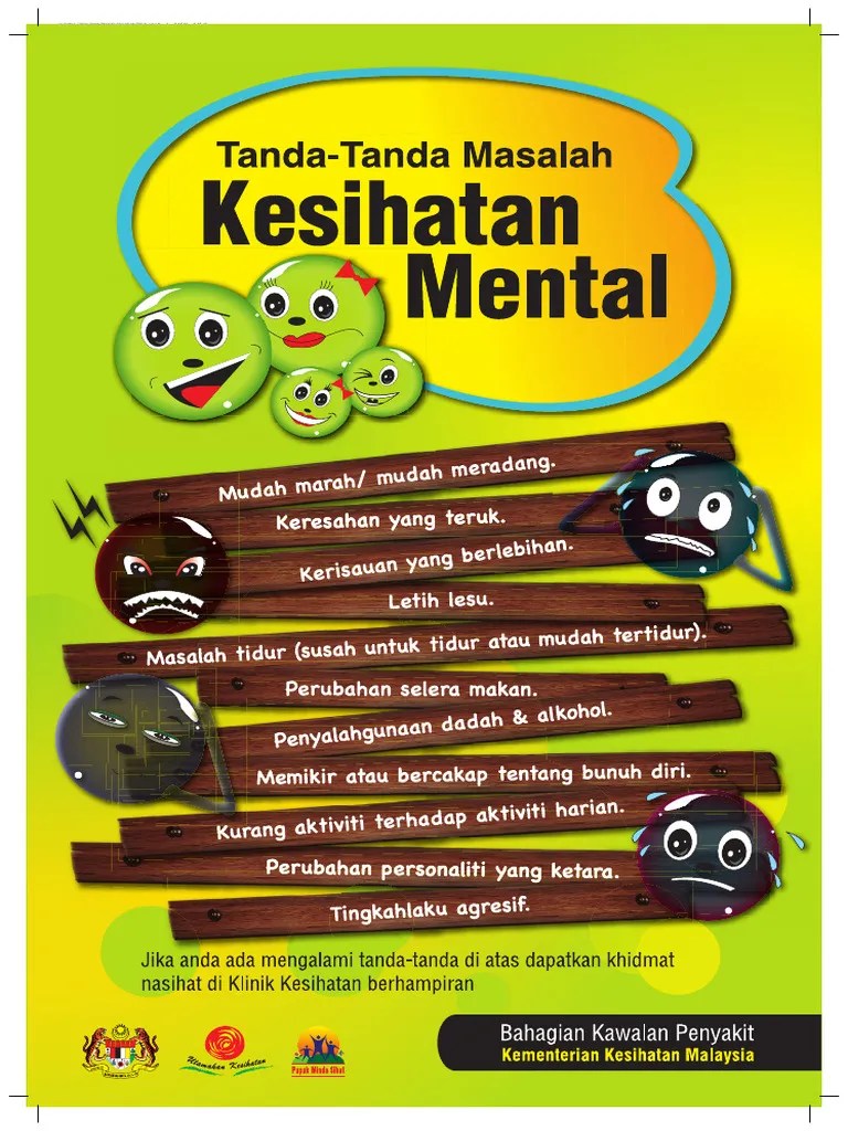 Tanda-Tanda Masalah Kesihatan Mental | PDF