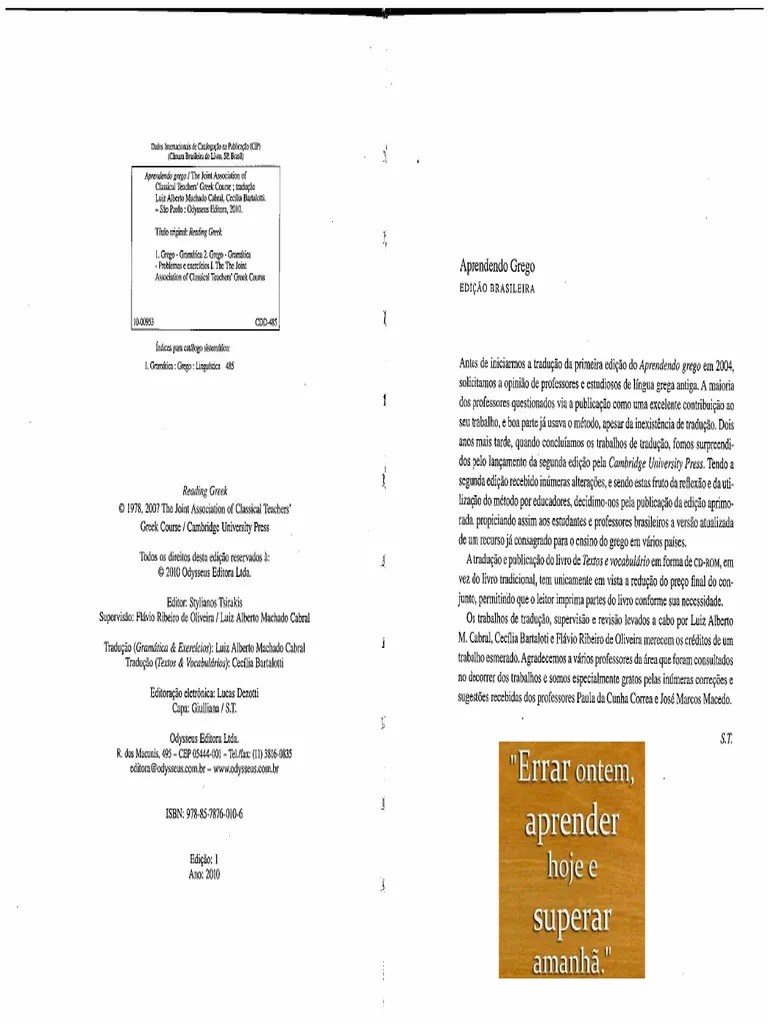 Aprendendo Grego Pdf