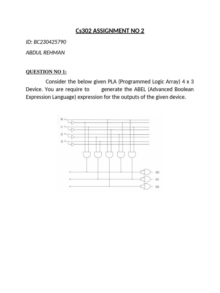 CS302 Assignment 2 Bc230425790 | PDF