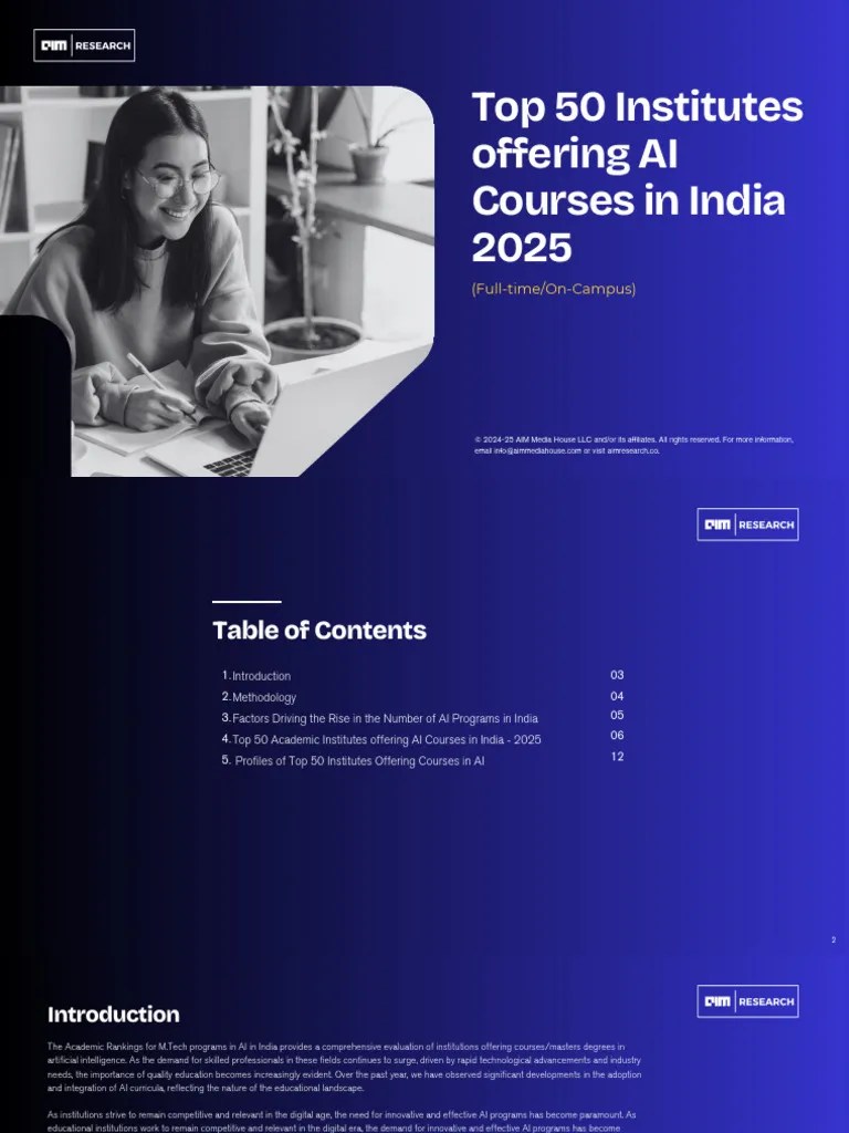 Academic Rankings 2024 - India | PDF | Artificial Intelligence ...