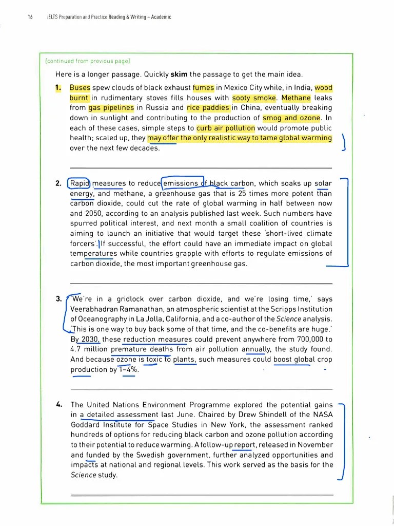 Ielts Reading Mcqs | PDF | Climate Change | Greenhouse Gas