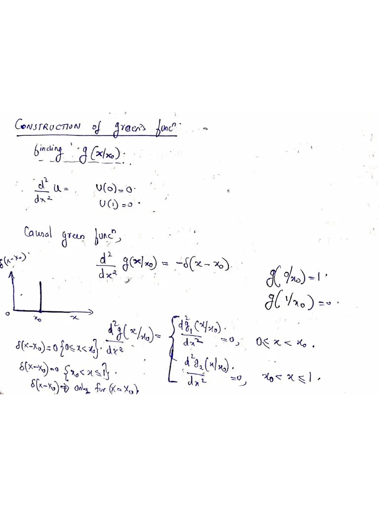 GREENS FUNCTION _ | PDF