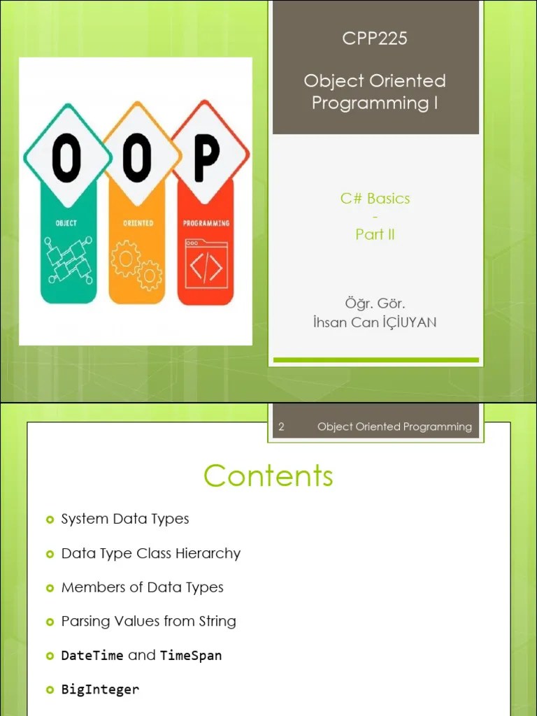 05 C Basics Part II PDF | PDF | Boolean Data Type | C Sharp ...