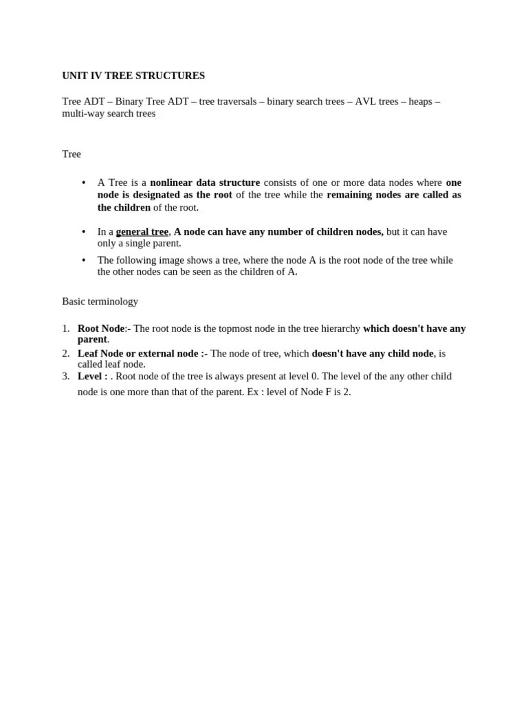 CD3291 -DATA STRUCTURES -UNIT 4 -NOTES | PDF | Algorithms And Data ...