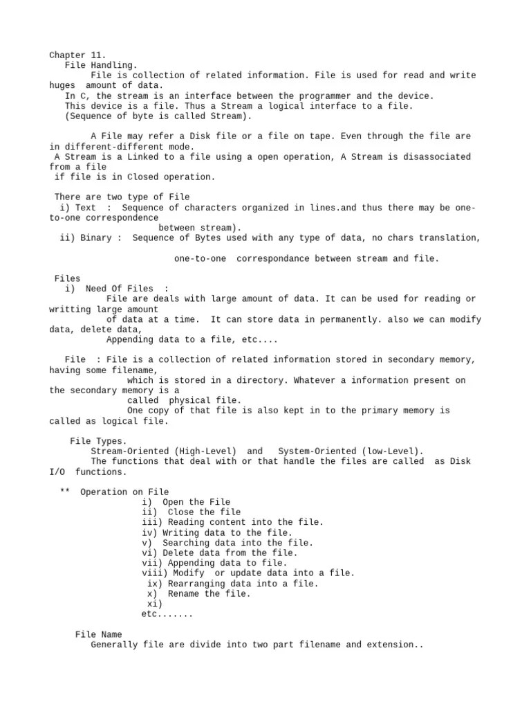 FileHandling | PDF | Computer File | Pointer (Computer Programming)