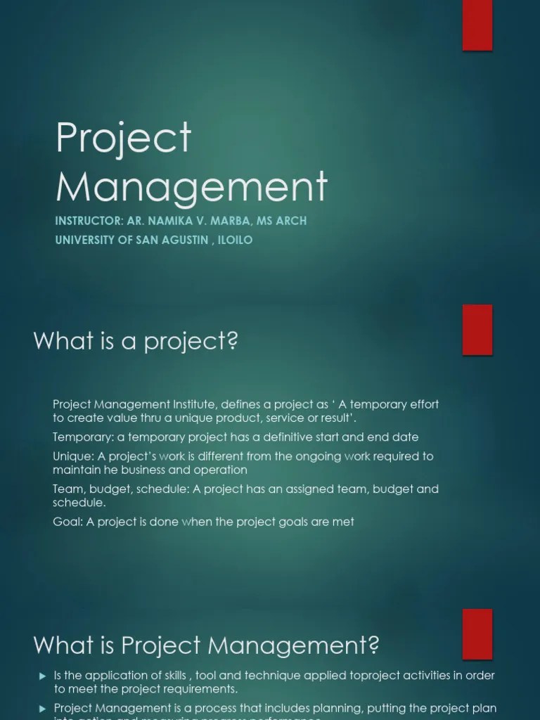 Introduction-Project-Management | PDF | Project Management | Business