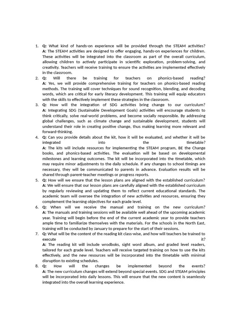 Faqs Pdf Curriculum Learning