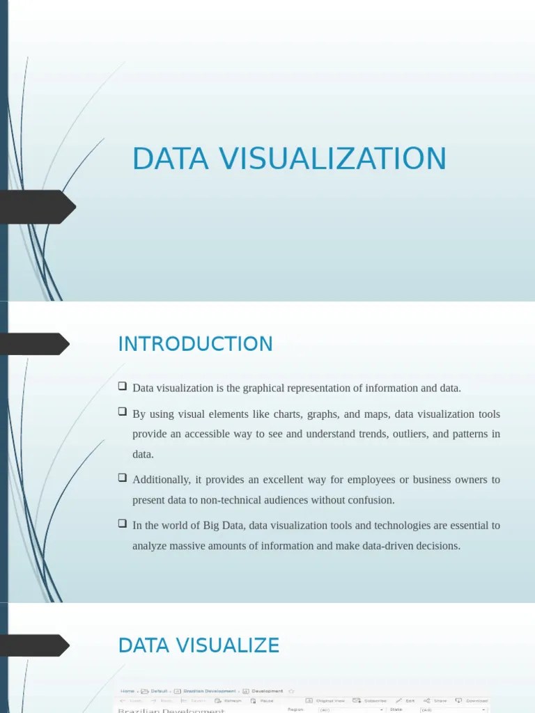 DATA VISUALIZATION INTRO | PDF | Chart | Infographics