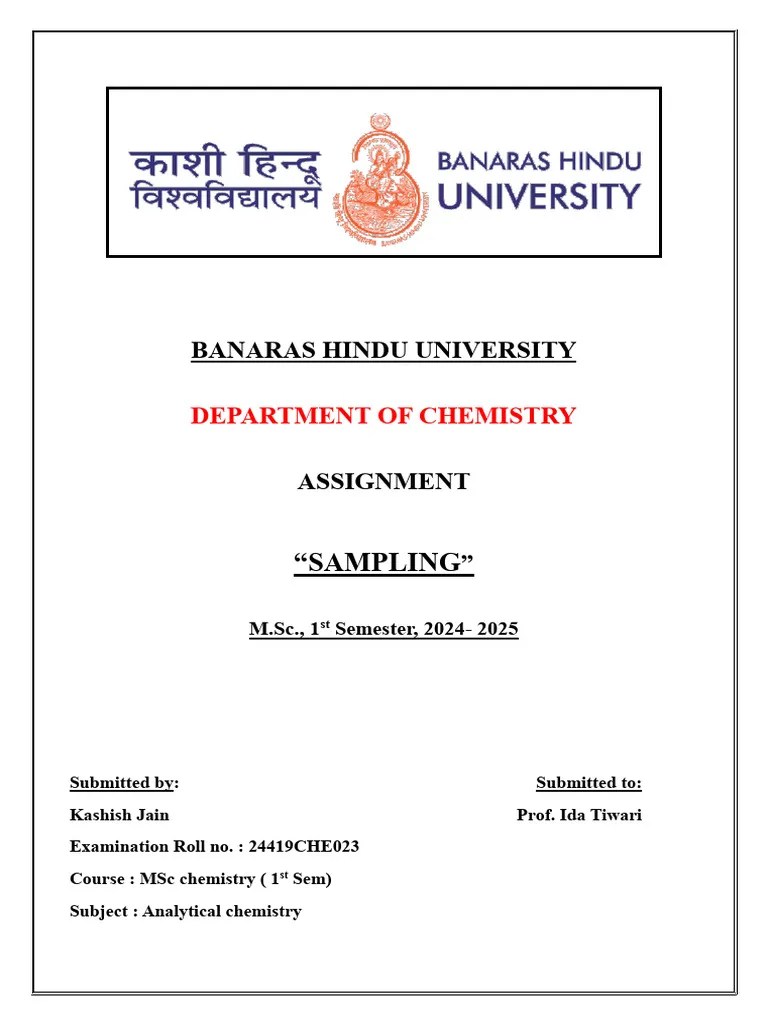 Assignment (Kashish Jain)[1][1] | PDF | Sampling (Statistics) | Statistics