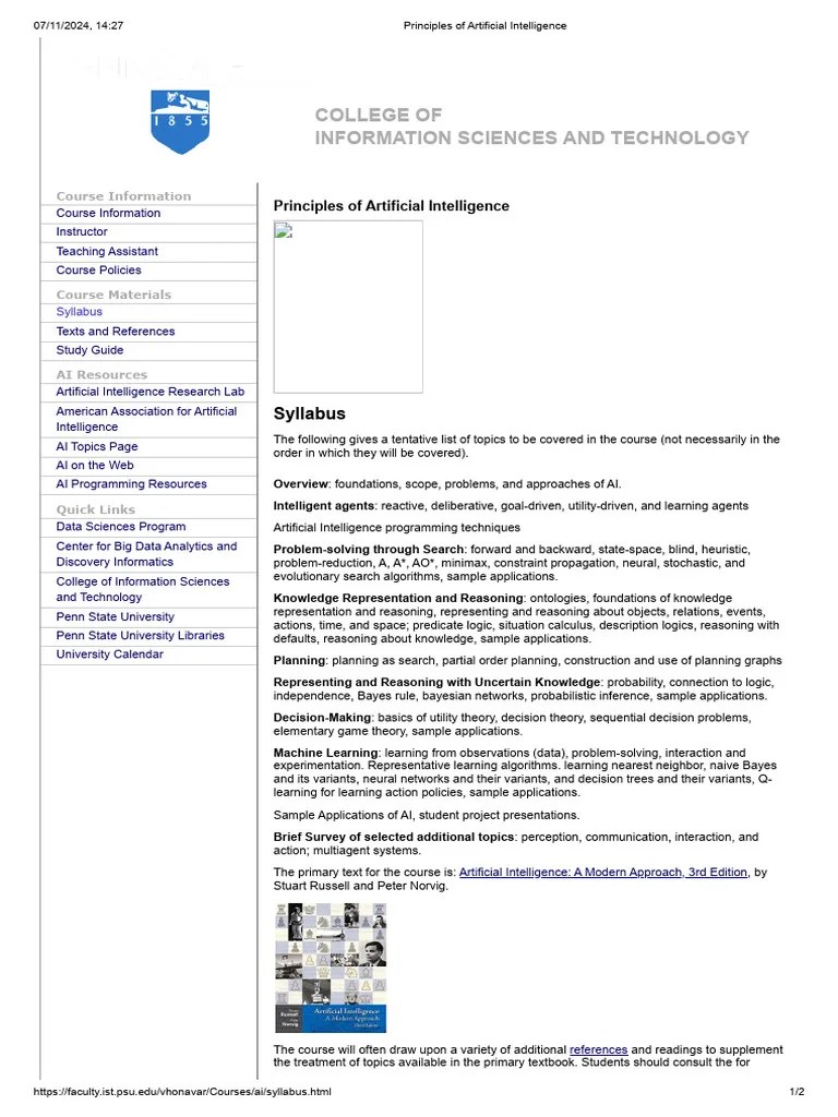 Principles Of Artificial Intelligence | PDF | Artificial Intelligence ...