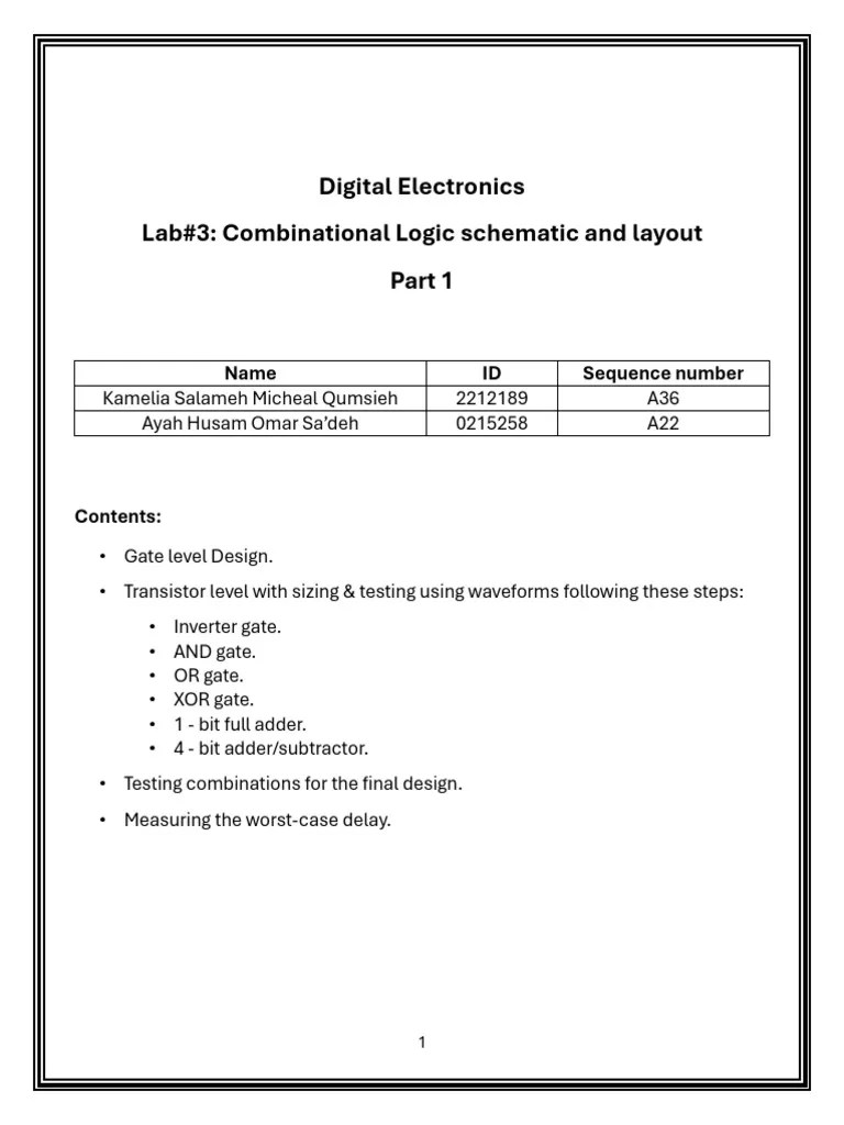 Ass3part1 (1) | PDF | Logic Gate | Digital Electronics