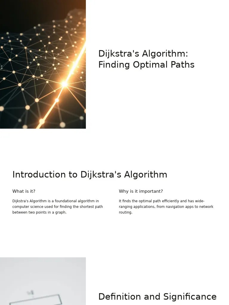 Dijkstras-Algorithm-Finding-Optimal-Paths | PDF | Applied Mathematics | Graph Theory