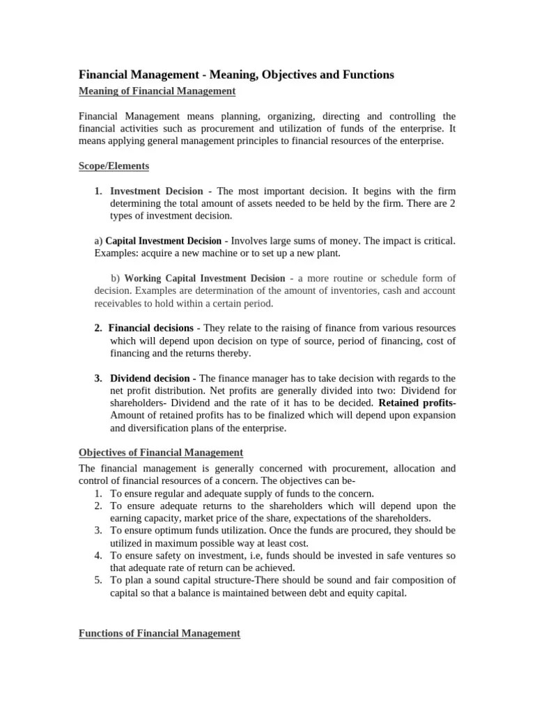 Introduction Fm Pdf Stocks Sole Proprietorship