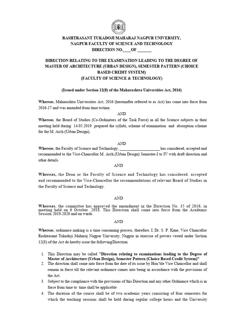 SMMCA-MArch-Urban-Design-revised-syllabus | PDF | Conservation Biology | Environmental Impact ...