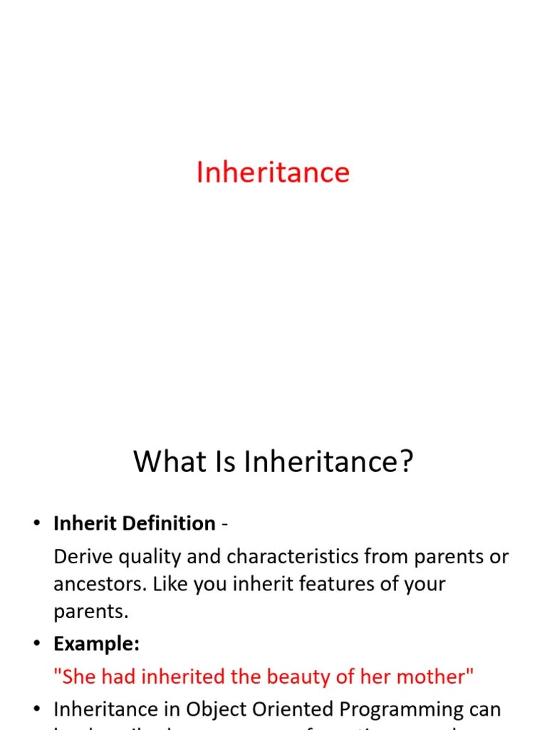 Inheritance (1) | PDF | Inheritance (Object Oriented Programming ...