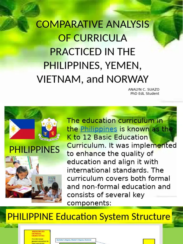 Comparative Analysis Edl 305 | PDF | Secondary Education | Vocational ...