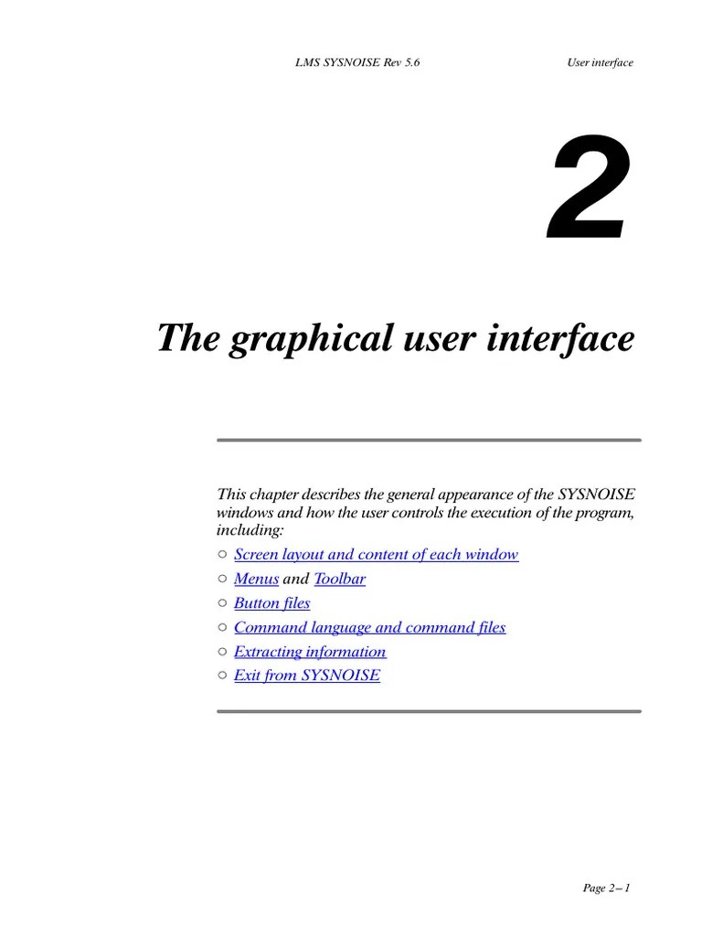 2_User_interface | PDF | Graphical User Interfaces | Window (Computing)