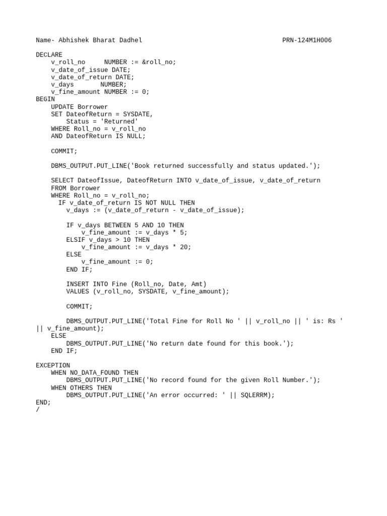 Assignment 12 SQL | PDF