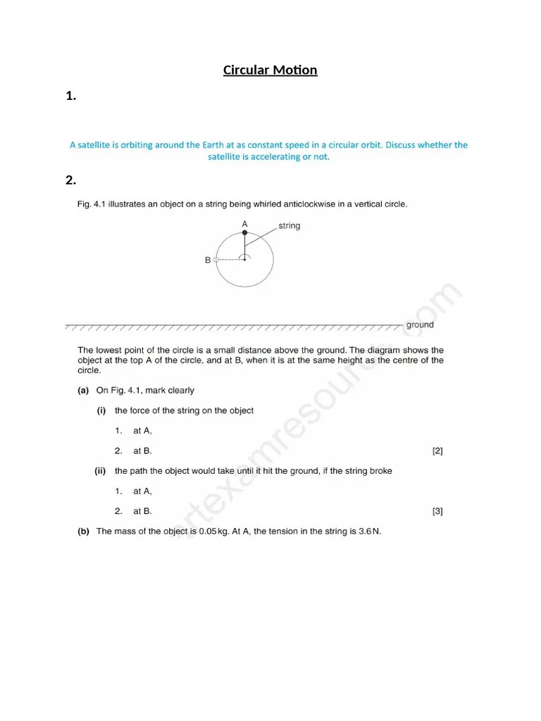 Circular Motion | PDF