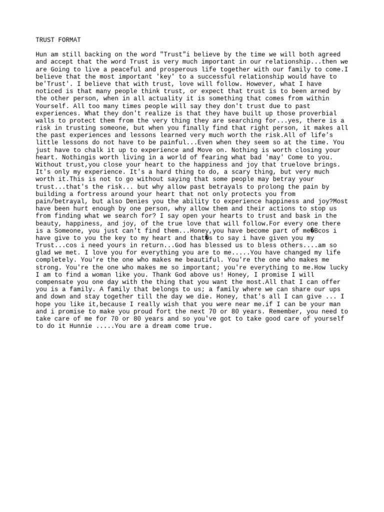 TRUST FORMAT | PDF