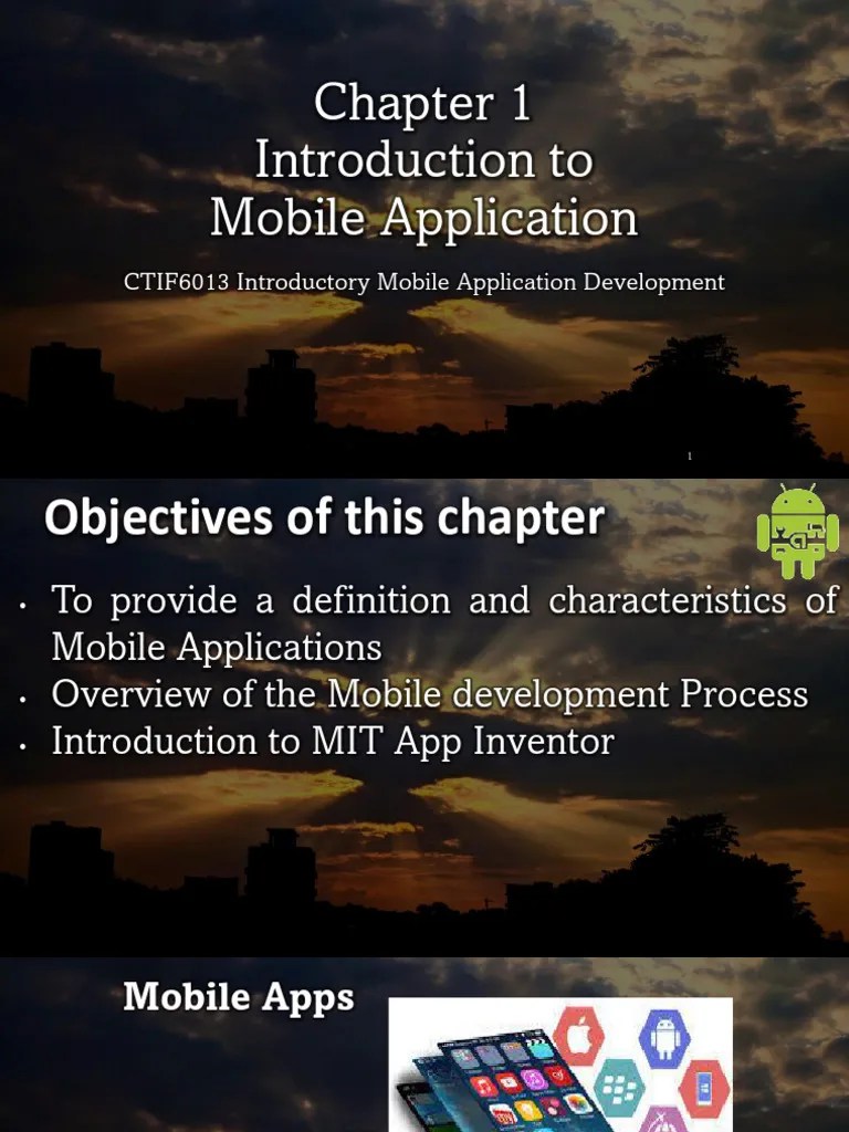 Chapter 1 Introduction To Mobile Application Development | PDF | Mobile ...