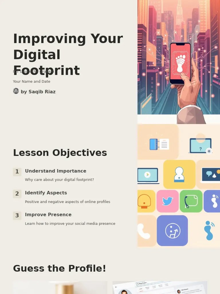 Improving Your Digital Footprint | PDF