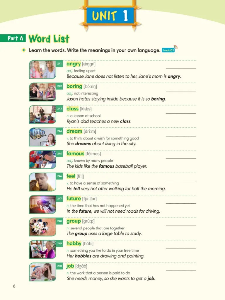 1000 Basic English Words 2 SB - Trial | PDF