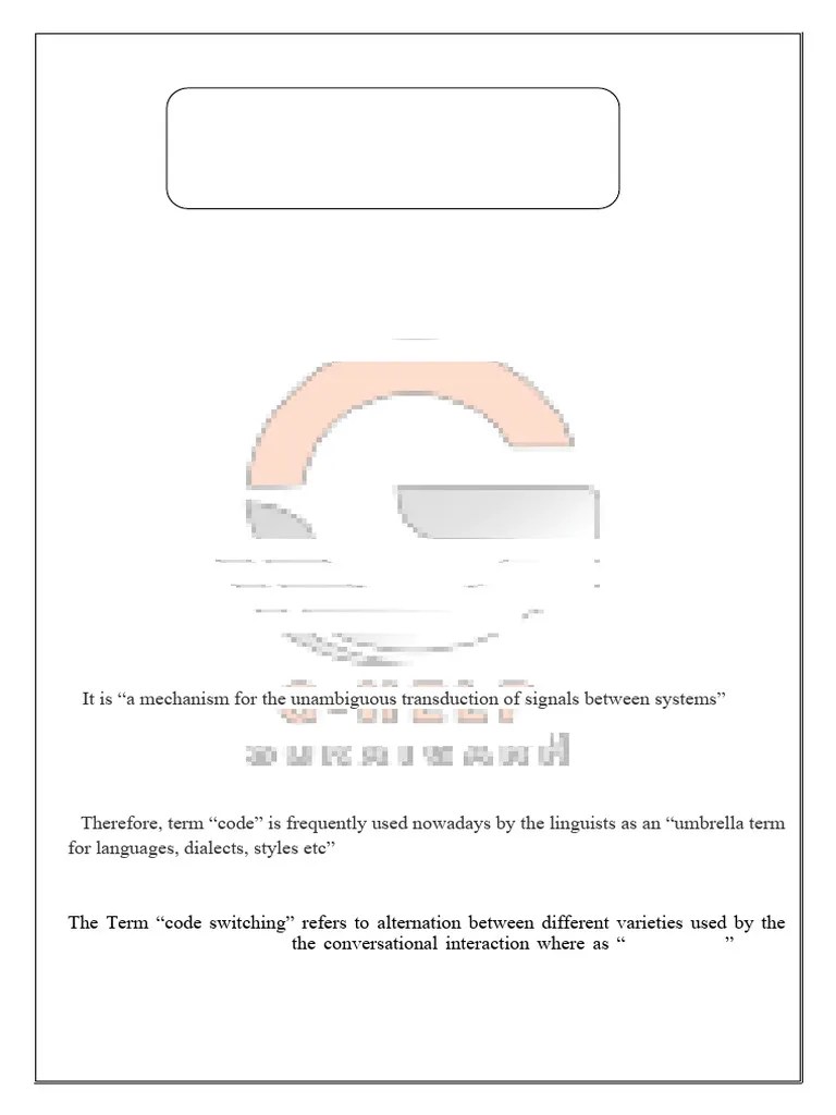 193) Code Mixing And Code Switching | PDF | Linguistics | Multilingualism