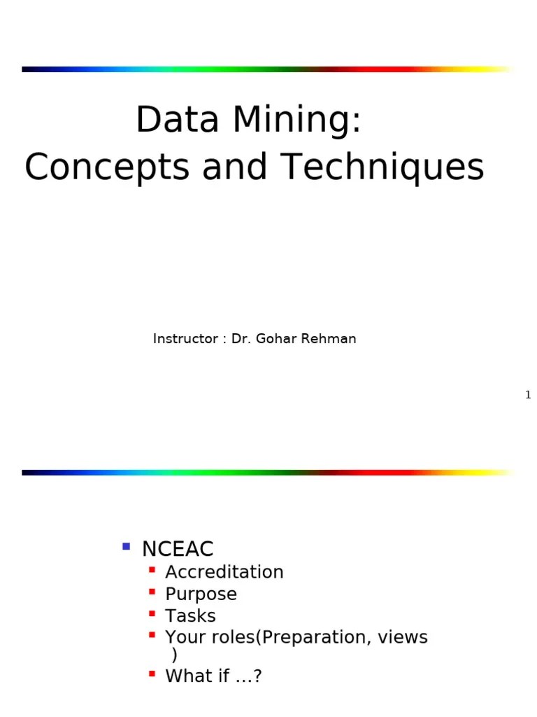Lecture_01_11jan | PDF | Data Mining | Databases